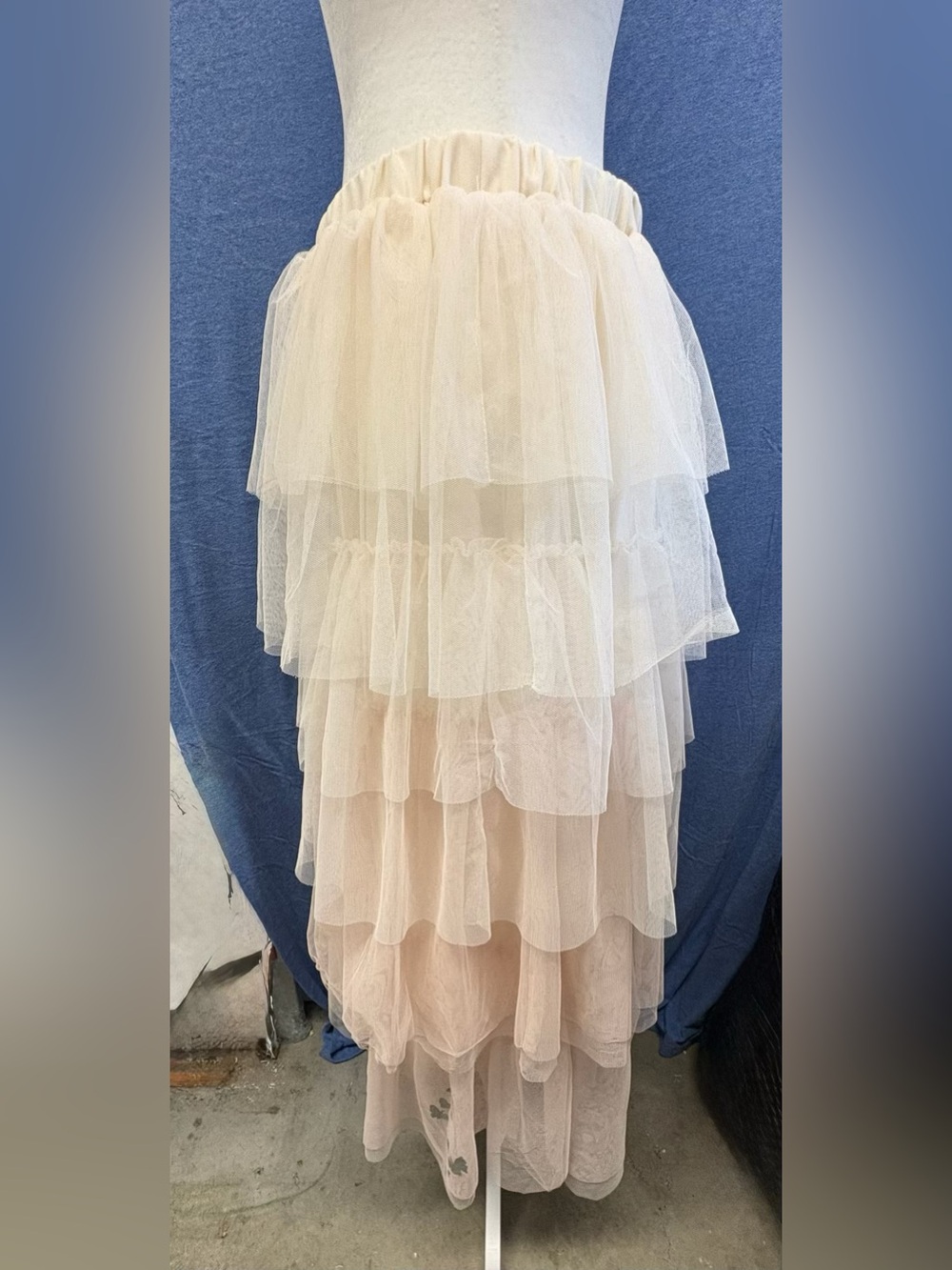 Layered Wicked Tulle Skirt in Blush - Picture 5 of 5